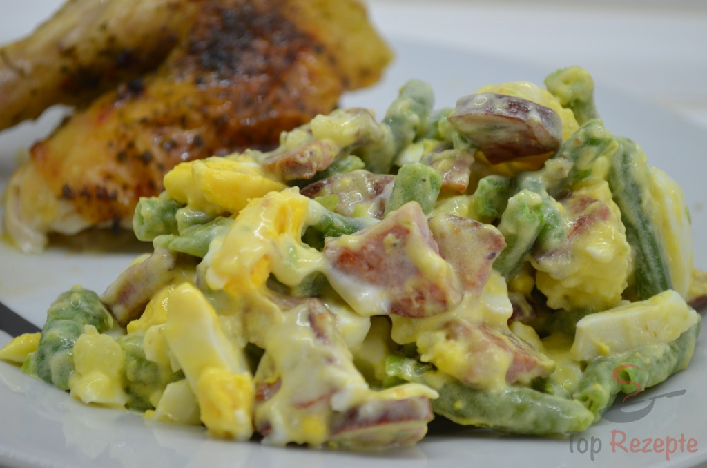 Grüne-bohnen-salat als beilage oder hauptgericht – Einfache Kochrezepte