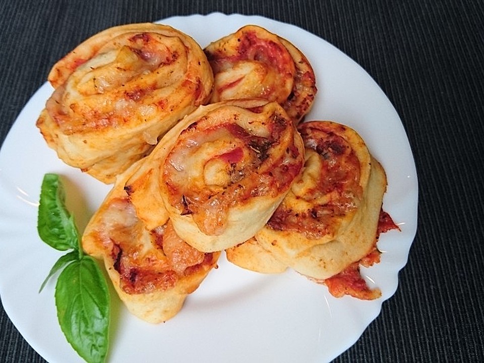 Pizza – Schnecken – Einfache Kochrezepte