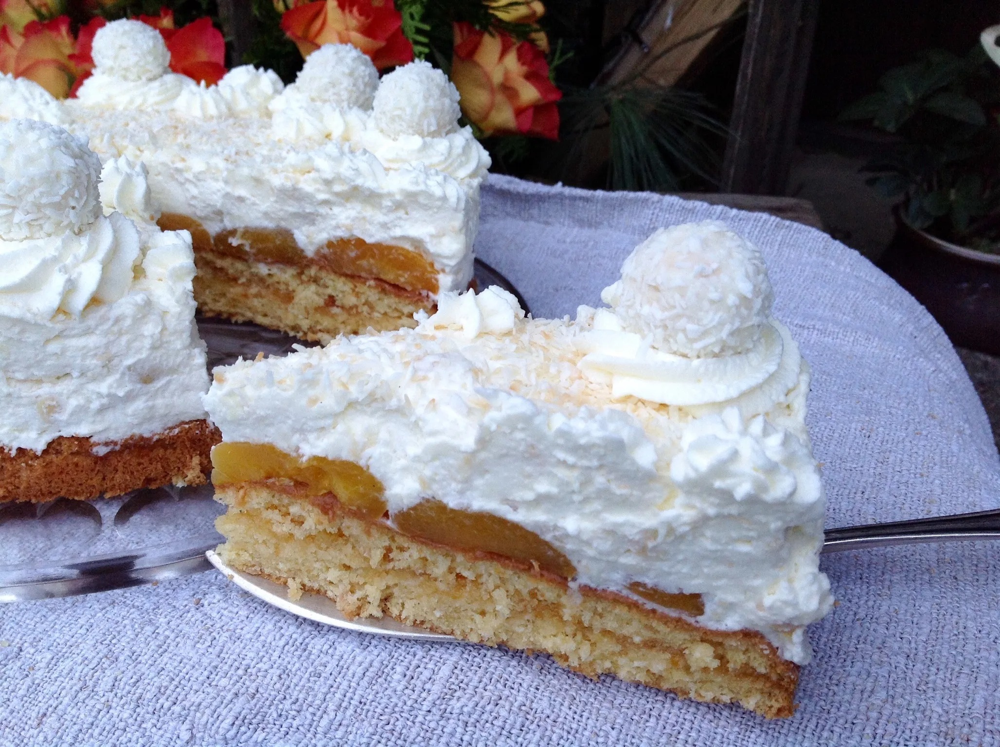 Rezept: Raffaellotorte mit aprikosen – Einfache Kochrezepte