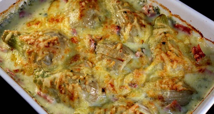 Fenchelauflauf mit Schinken und Emmentaler – Einfache Kochrezepte